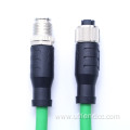 IP67 waterproof m12 connector 4/8Pin industrial camera cable